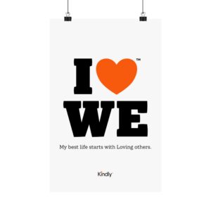 I ❤️ We Poster